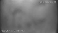 Vrchol Bouřňák, pohled na jih