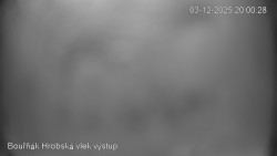 Vrchol Bouřňák, pohled na jih