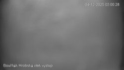 Vrchol Bouřňák, pohled na jih