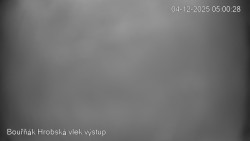 Vrchol Bouřňák, pohled na jih