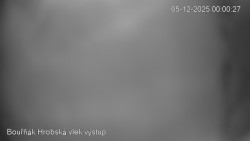 Vrchol Bouřňák, pohled na jih