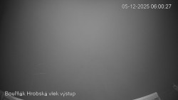 Vrchol Bouřňák, pohled na jih