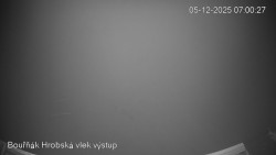 Vrchol Bouřňák, pohled na jih