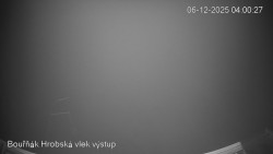 Vrchol Bouřňák, pohled na jih