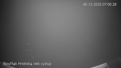 Vrchol Bouřňák, pohled na jih