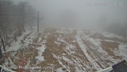 Vrchol Bouřňák, pohled na jih