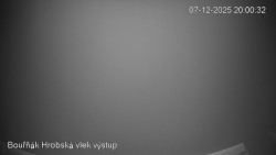 Vrchol Bouřňák, pohled na jih