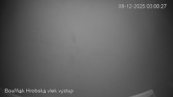 Vrchol Bouřňák, pohled na jih