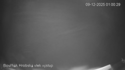 Vrchol Bouřňák, pohled na jih