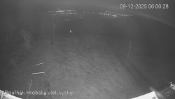 Vrchol Bouřňák, pohled na jih