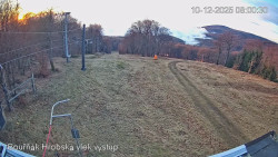 Vrchol Bouřňák, pohled na jih