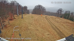 Vrchol Bouřňák, pohled na jih