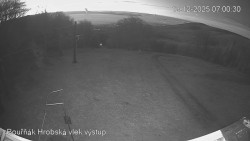 Vrchol Bouřňák, pohled na jih