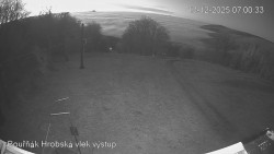 Vrchol Bouřňák, pohled na jih