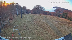 Vrchol Bouřňák, pohled na jih