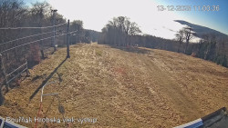 Vrchol Bouřňák, pohled na jih