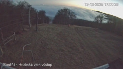 Vrchol Bouřňák, pohled na jih