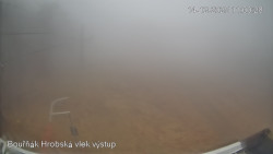 Vrchol Bouřňák, pohled na jih