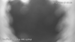 Vrchol Bouřňák, pohled na jih