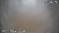 Vrchol Bouřňák, pohled na jih