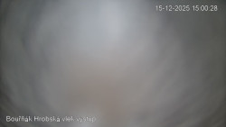 Vrchol Bouřňák, pohled na jih