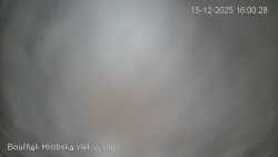 Vrchol Bouřňák, pohled na jih