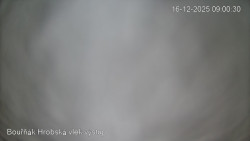 Vrchol Bouřňák, pohled na jih