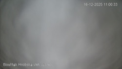 Vrchol Bouřňák, pohled na jih