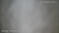 Vrchol Bouřňák, pohled na jih