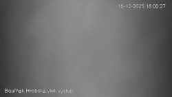 Vrchol Bouřňák, pohled na jih