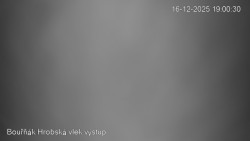 Vrchol Bouřňák, pohled na jih