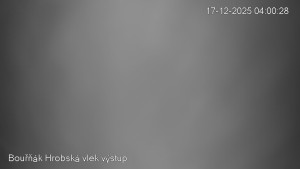 Sport Centrum Bouřňák - Vrchol Bouřňák, pohled na jih - 17.12.2025 v 04:00