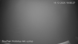 Vrchol Bouřňák, pohled na jih