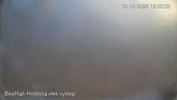 Vrchol Bouřňák, pohled na jih