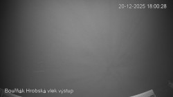 Vrchol Bouřňák, pohled na jih