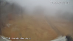 Vrchol Bouřňák, pohled na jih