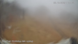 Vrchol Bouřňák, pohled na jih