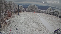 Vrchol Bouřňák, pohled na jih