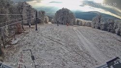 Vrchol Bouřňák, pohled na jih