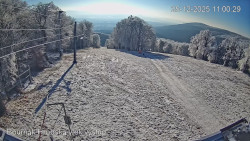 Vrchol Bouřňák, pohled na jih
