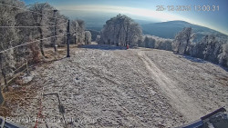 Vrchol Bouřňák, pohled na jih
