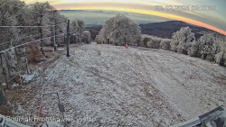 Vrchol Bouřňák, pohled na jih