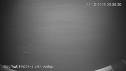 Vrchol Bouřňák, pohled na jih