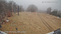 Vrchol Bouřňák, pohled na jih