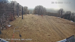 Vrchol Bouřňák, pohled na jih