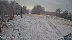 Vrchol Bouřňák, pohled na jih