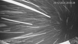 Vrchol Bouřňák, pohled na jih