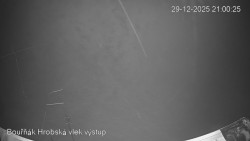 Vrchol Bouřňák, pohled na jih