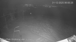 Vrchol Bouřňák, pohled na jih