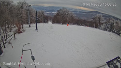 Vrchol Bouřňák, pohled na jih